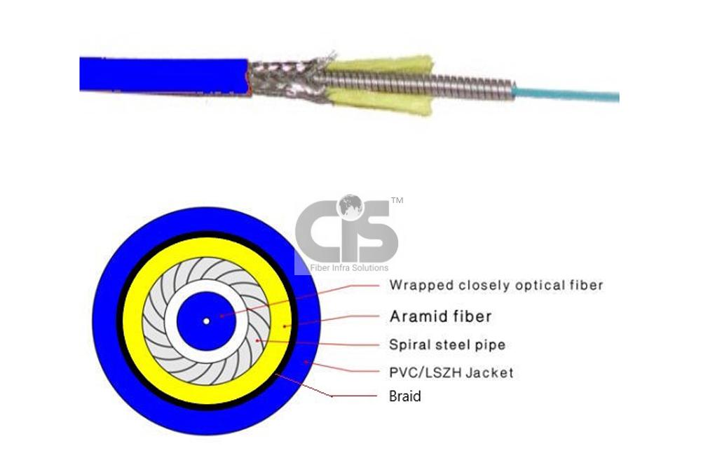 Spiral Armoured Drop Cable