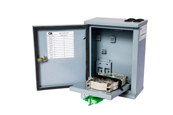 Wall-Mounted Distribution Box (WMDB) 24F for SC/UPC, SCAPC, FC/UPC, FC/APC, LC/UPC, LC/APC connectors - Image 2